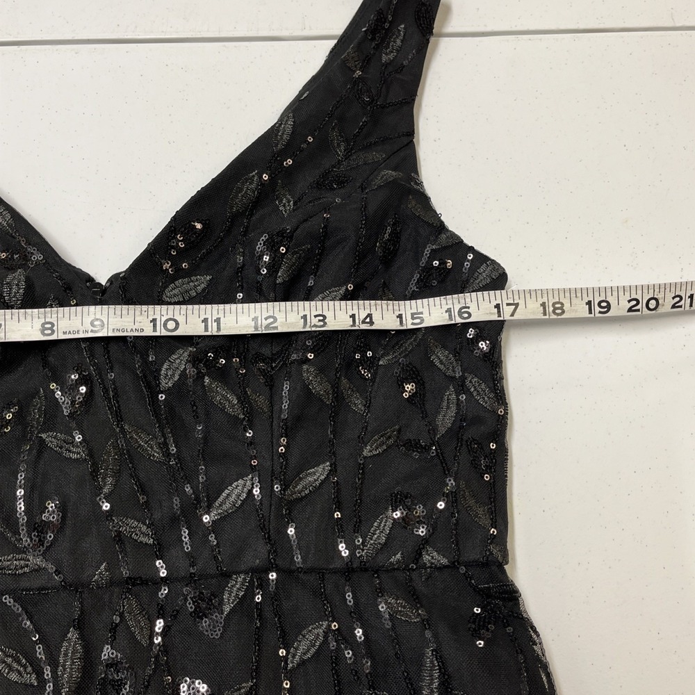 Ever Pretty Dress Womens 3XL Black Sequin Sheer Mesh Overlay Maxi Event Fairy - Picture 8 of 14